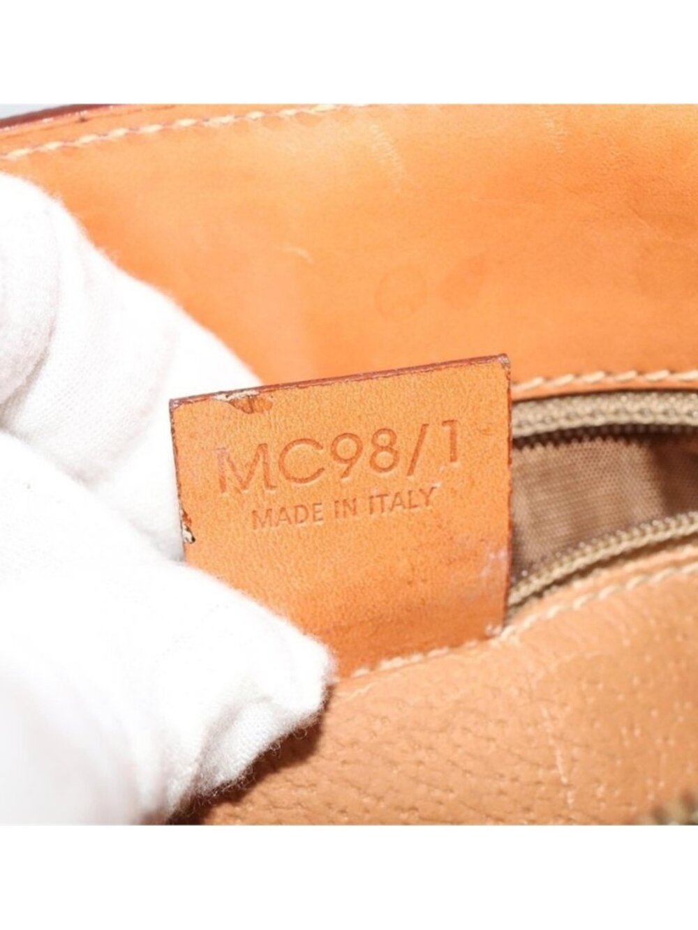 Authentic CELINE Macadam Canvas Shoulder Bag PVC Leather Brown Gold - Picture 6 of 16